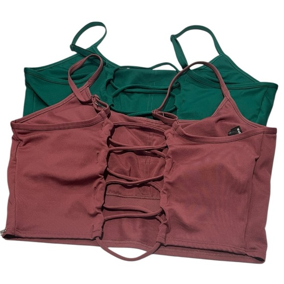 PINK bundle athletic Crop Top/sports bras size XXL EUC - Picture 5 of 13